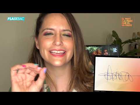 El Matí i la Mare que el va Parir - Qui és l'Aina Ustrell segons la seva firma?