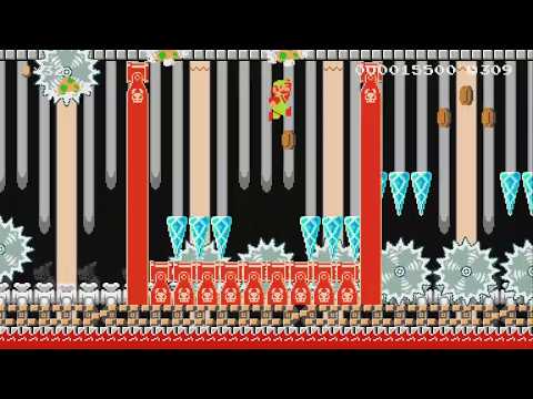 Technical Canon-Wall Fortress by GM|Fabio - Super Mario Maker 2 - No Commentary 1by