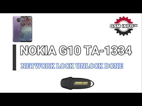 NOKIA G10 TA-1334 Android ''12'' NETWORK LOCK UNLOCK DONE by Furious Gold Box