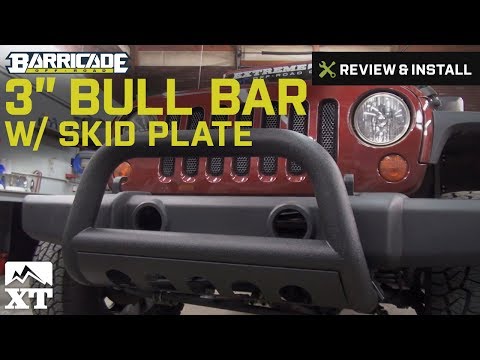 Jeep Wrangler Barricade 3" Bull Bar w/ Skid Plate (2010-2016 JK) Review & Install