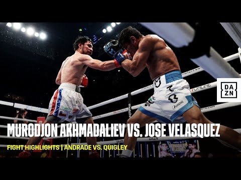 FIGHT HIGHLIGHTS | Murodjon Akhmadaliev vs. Jose Velasquez