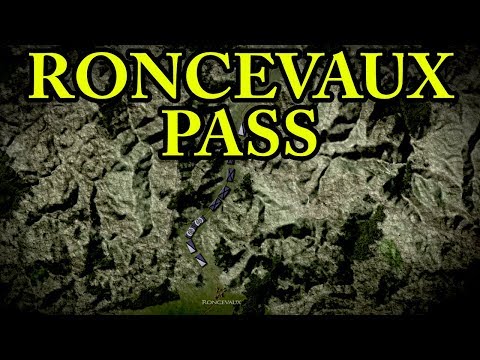 The Battle of Roncevaux Pass 778 AD