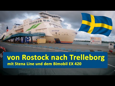 # 10 Rostock - Trelleborg mit Stena Line und dem Wohnmobil nach Schweden