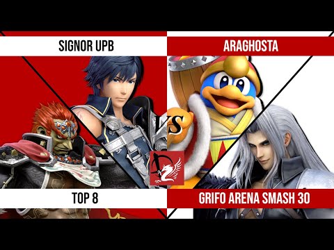 GAS30 Signor UpB (Chrom, Ganondrof, Random) VS ARAGHOSTA (King Dedede, Sephiroth, Random) - Top 8