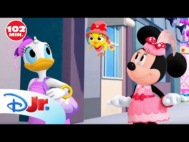 Vídeo relacionado con Disney Minnie Mouse & Daisy Duck - Conjunto de Pijama Corto para niñas 100% algodón Peinado, Minnie/Daisy, 4-5 años