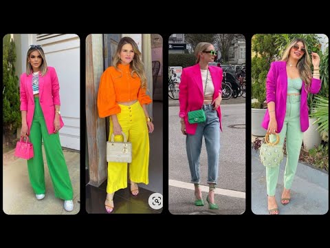 30+ fashion style in trend 2023 /Hot color block dressing ideas 💡
