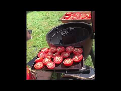 Smoked Tomatoes on Akorn Ceramic Grill