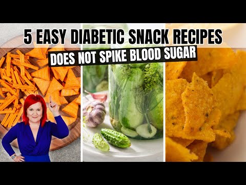 5 EASY Diabetic Snack Recipes to Add to Your Diabetes Diet Plan | Low Carb Snacks for Diabetics