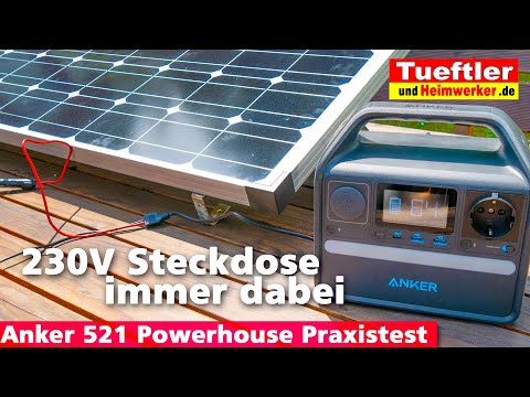 Anker 521 Powerhouse, die mobile 230V Steckdose! Powerstation Test - Tüftler DIY