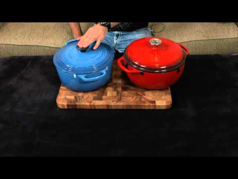 Le Creuset vs. Lodge Enamel — Compare and Contrast.