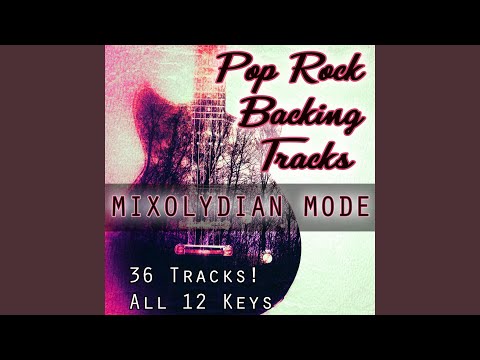 Melodic Hard Rock Backing Track E mixolydian Mode
