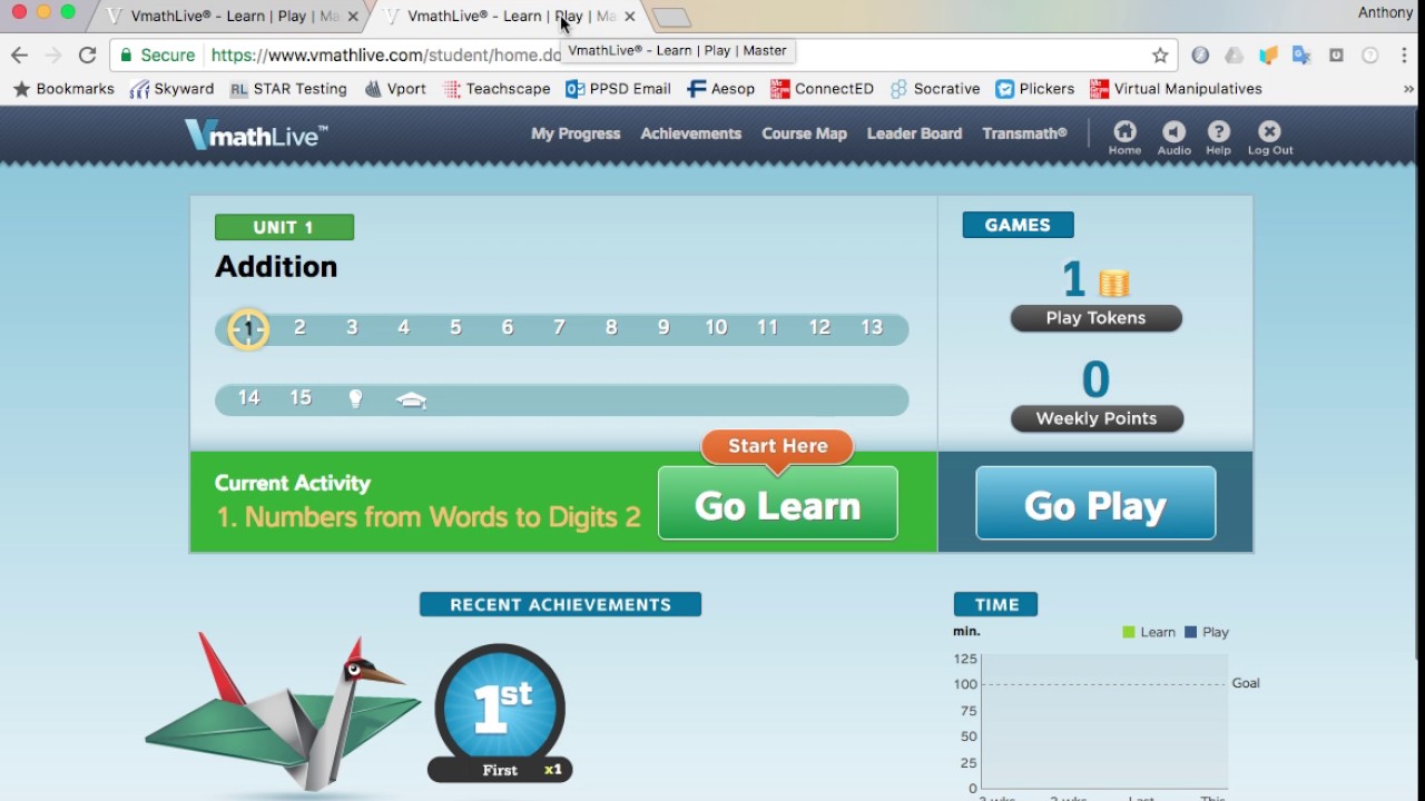 Vmath Parent Tutorial