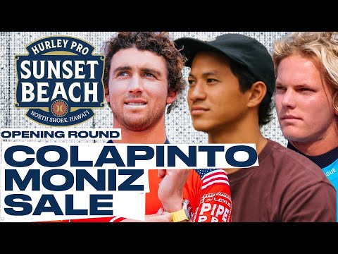 Griffin Colapinto, Seth Moniz, Brodi Sale | Hurley Pro Sunset Beach 2024 - Opening Round