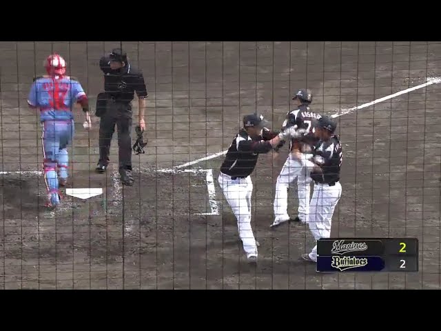 【4回表】2戦連続ホームラン!! マリーンズ・ドミンゲスの第6号は同点2ラン!! 2018/5/27 Bs-M