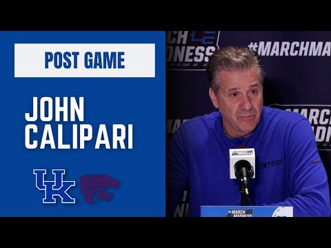 John Calipari, Cason Wallace, & Chris Livingston talk loss to Kansas State