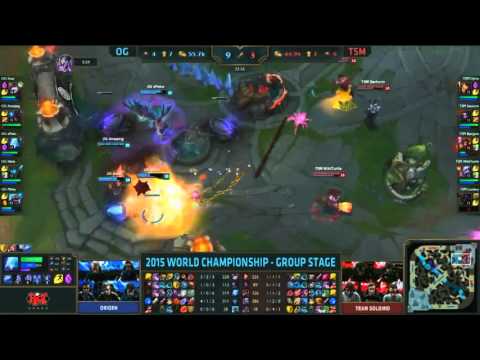OG xPeke Anivia vs TSM Bjergsen Viktor Highlights   S5 World Championship Group W1D3G4