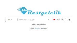 Rastgelelik Kavramsal Veri Arama Motoru ve Sözlüğü