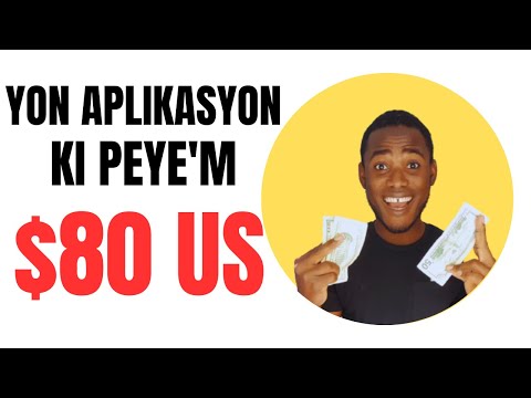 Gade kòman mw fè $80 us sou yon aplikasyon