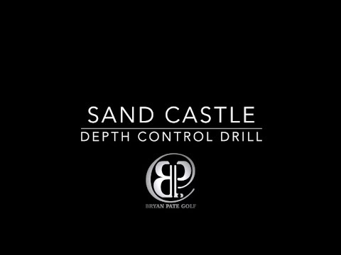 Sand Castle Bunker Drill for Golf