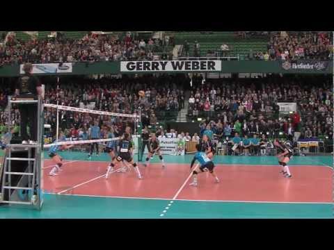 VCW TV: Match report DVV Cup Final Women, Schweriner SC - VC Wiesbaden (03.03.2013)