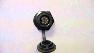 KIO6000 Series - NEMA 4/4X (IP66) sealed Miniature Keyboard w/ OrbitalMouse®