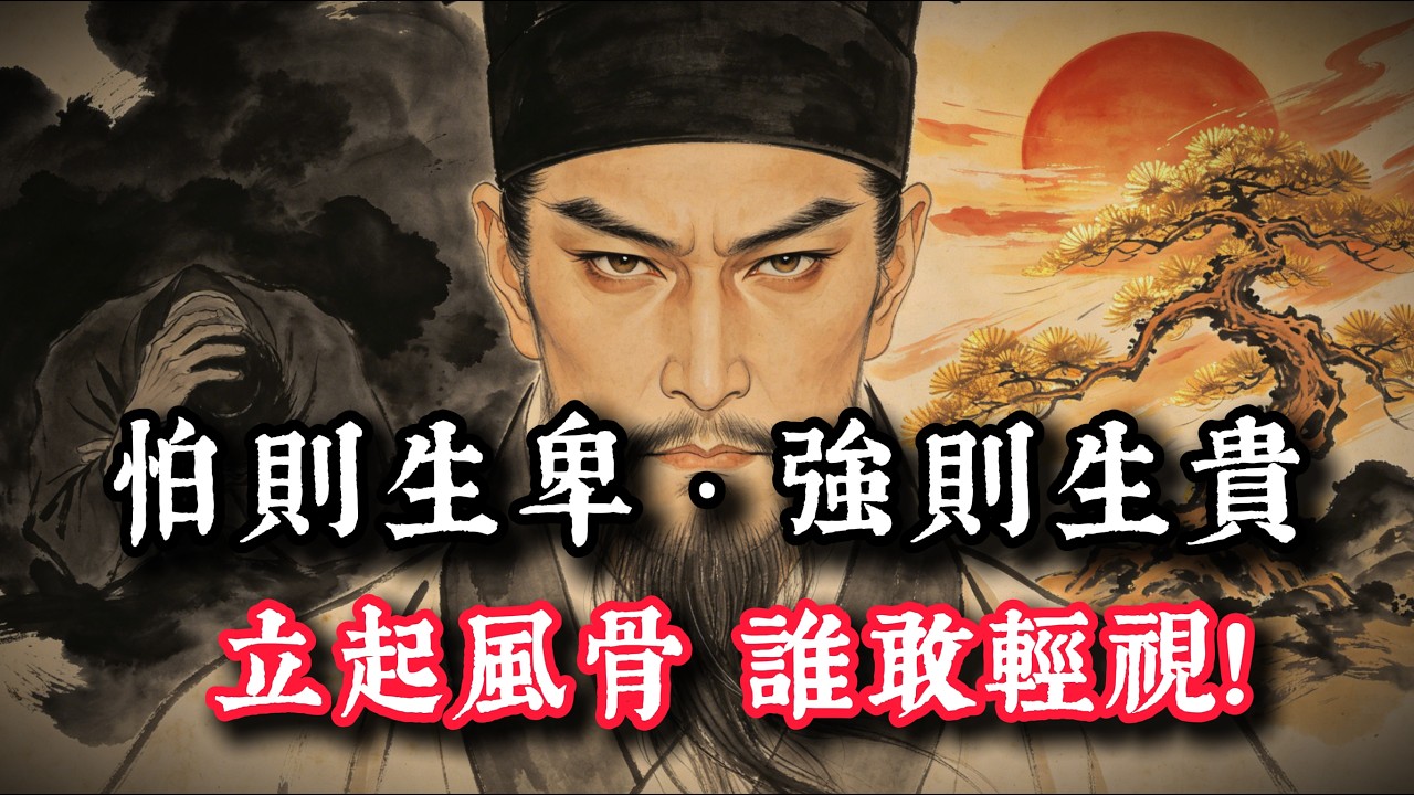 王陽明心學精髓：怕則生卑，強則生貴！掌握人情世故的最高段位，做個有界限的強者！#王陽明 #心學 #處世智慧 #人性博弈 #決勝謀略 #強者思維 #人際關係 #擺脫討好 #人生哲理 #後半生