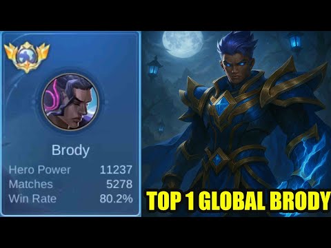 TOP 1 GLOBAL BRODY SAVAGE TERGILA 1vs5 - mobile legends