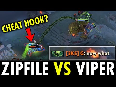 IS THIS A CHEAT HOOK?? OMG ZIPFILE PUDGE MID vs VIPER NO MERCY | Genius Pudge