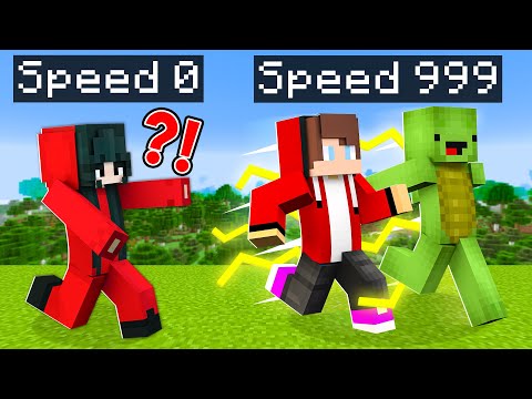 JJ and Mikey OVERSPEED Speedrunner VS Cash Hunter in Minecraft!