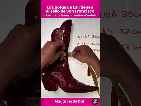 Las nuevas botas de Lali tienen el sello de San Francisco, Cordoba