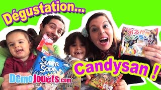 Dégustation Candysan - Bonbons et Toilettes Moussantes !!! - Démo jouets