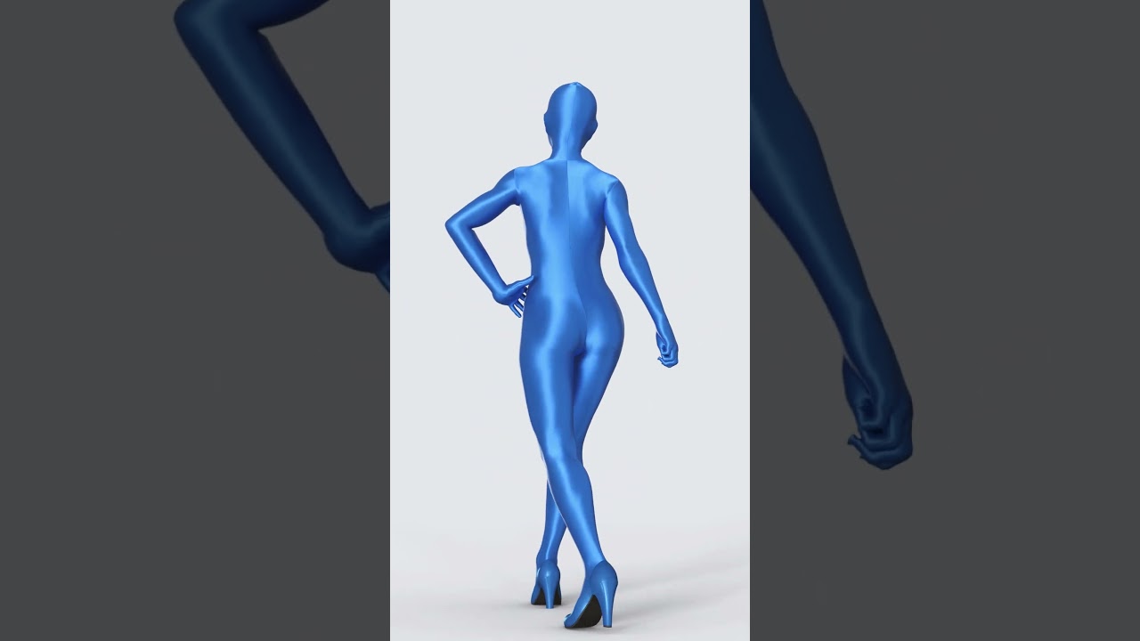 anisotropy cloth #dazstudio #marvelousdesigner #zentai