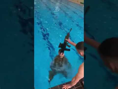 Royal Marines Battle Swim Test Exit
