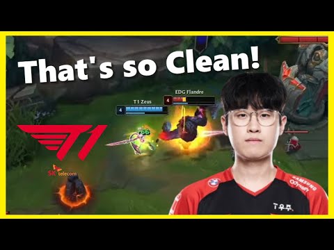 T1 Zeus surprises the Casters with special Fiora Trick