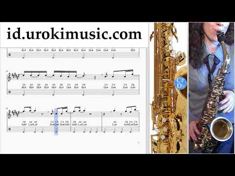 Belajar Saksofon (Alto) Shawn Mendes - Youth ft. Khalidе Not Tabulasi um-ih592