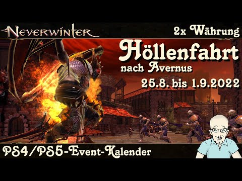 NEVERWINTER: Event-Kalender 2x Währung Höllenfahrt nach Avernus & Veredelungssteine -PS4/PS5 deutsch