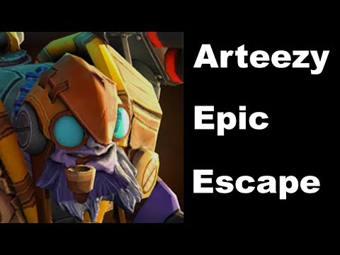 EG.Arteezy Tinker epic escape