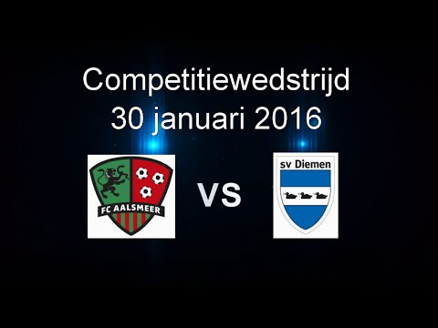 FC Aalsmeer F12M - Diemen F12M (januari 2016)