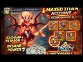 Lords Mobile - STRONGEST 15 BARON 23 MAXED CHAMPION PIECES ACCOUNT OVERVIEW #lordsmobile 