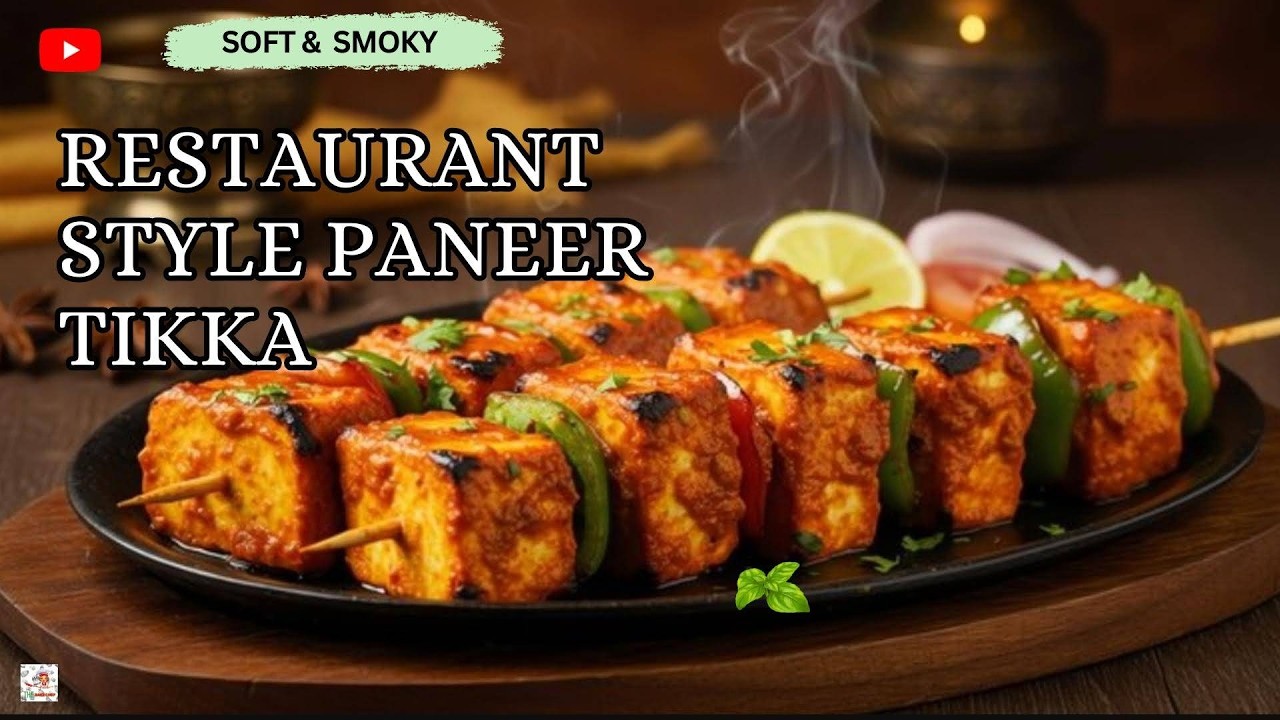 Dhaba Style Paneer Tikka Recipe । Tandoor Jaisa Smoky Paneer Tikka at home । Easy Starter Recipe