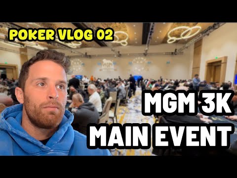 MGM National Harbor 3k Main Event- And Sometimes We Lose- Poker Vlog #-2