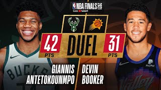 Giannis Antetokounmpo - Milwaukee Bucks - Devin Booker - Phoenix Suns - Mikal Bridges