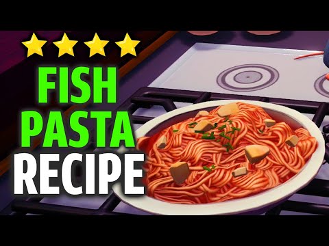 Fish Pasta Recipe - Disney Dreamlight Valley (⭐⭐⭐⭐Meal)