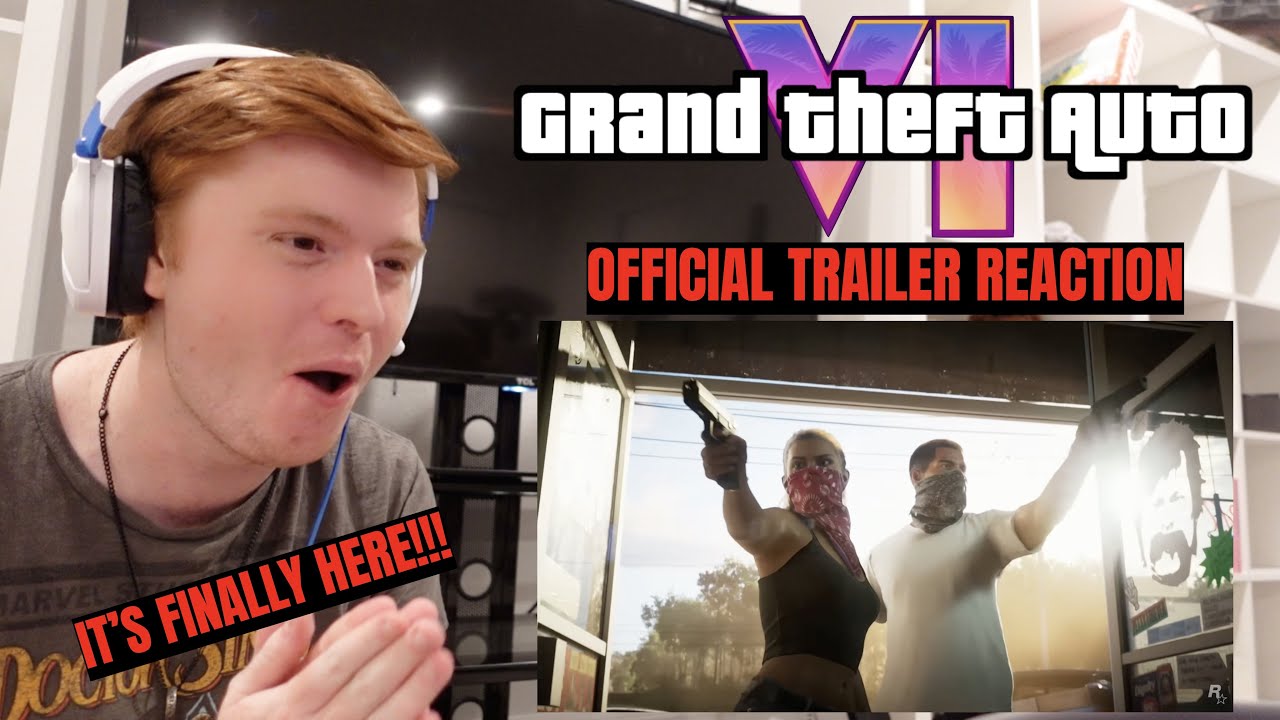 GRAND THEFT AUTO 6 TRAILER REACTION (IT'S FINALLY HERE!!!)