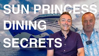 Sun Princess Ship Tour Restaurants and Buffet Areas