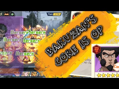 NEW HERO BAKUZAN | OVERPOWERED CORE | ONE PUNCH MAN: THE STRONGEST