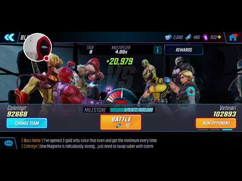 Magneto on Mutant Team for Blitz 8 | Marvel Strike Force