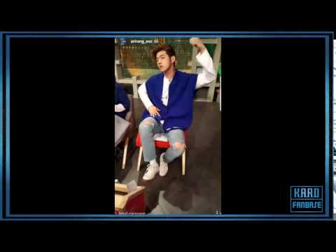 [170425] After School Club 's Instagram story update with KARD 's BM