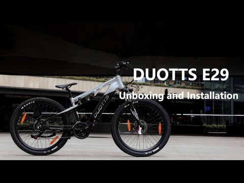 DUOTTS E29 Electric Bicycle Unboxing and Installation | DUOTTS Official