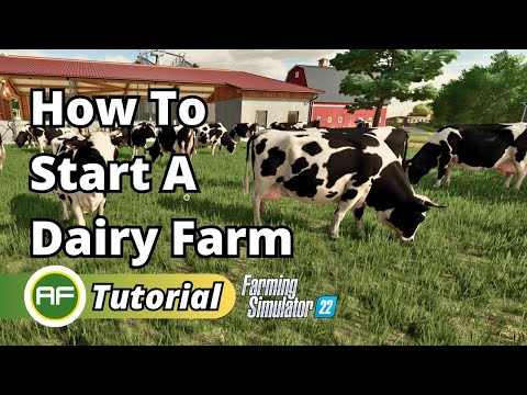 How To Start A Dairy Farm In Farming Simulator 22